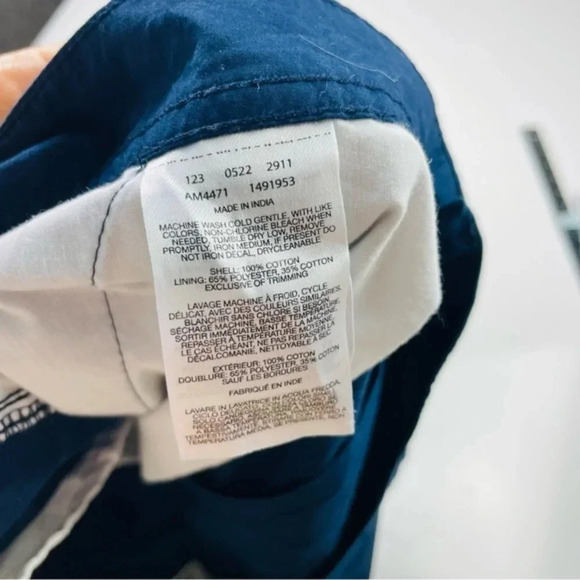 Columbia Men’s Khakis Chino Twill Cotton Navy Blue Shorts Size 40 - Picture 8 of 8